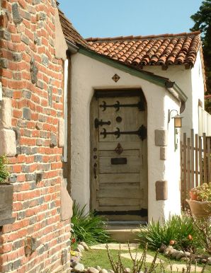 Pyke House front door.